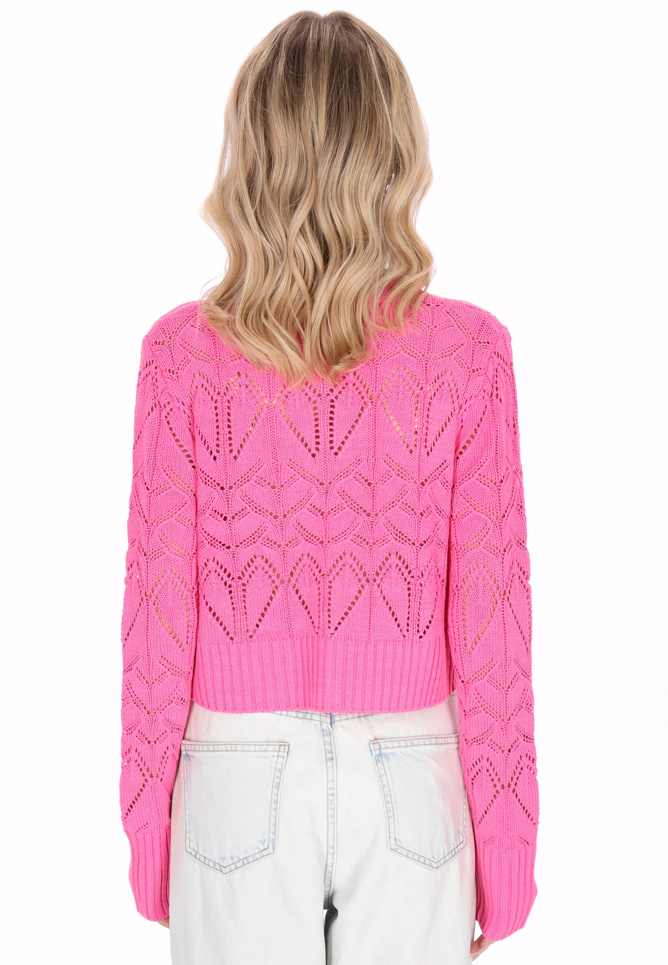 MYMO - Casaco de malha 'Young Fashion' em rosa