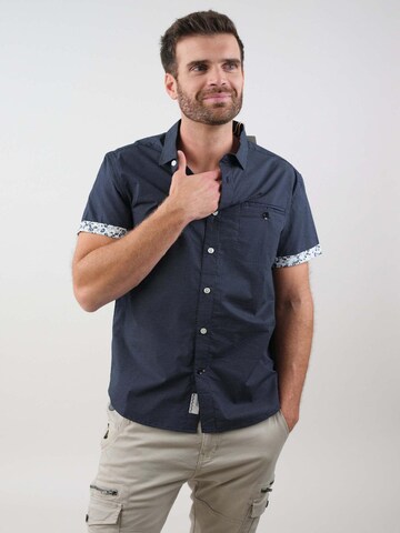 Coupe regular Chemise 'MAYORCA' Deeluxe en bleu