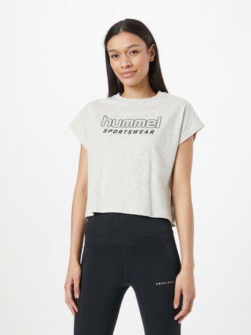 Hummel Shirt in Beige: voorkant