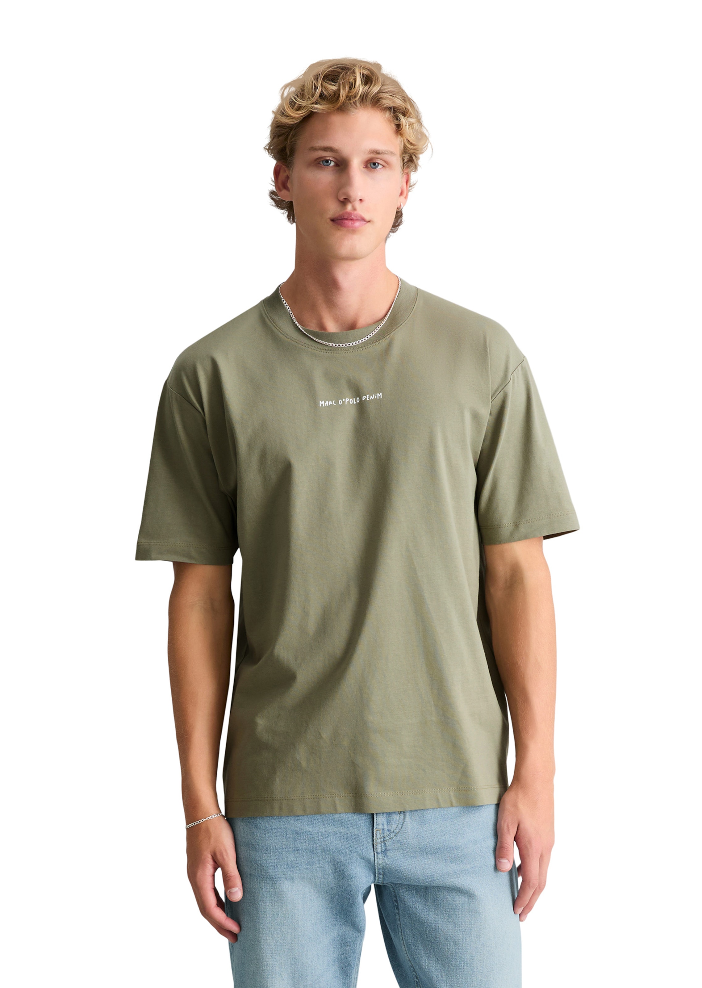 Marc O'Polo DENIM Shirt in Green: front