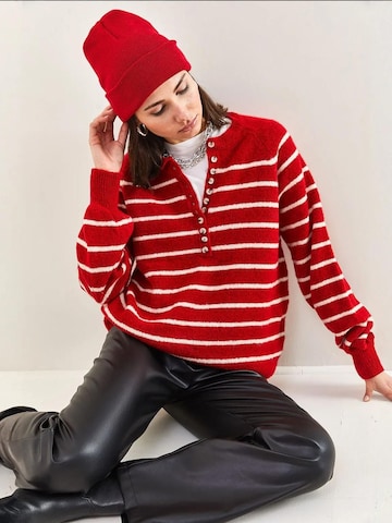 Pull-over Bianco Lucci en rouge