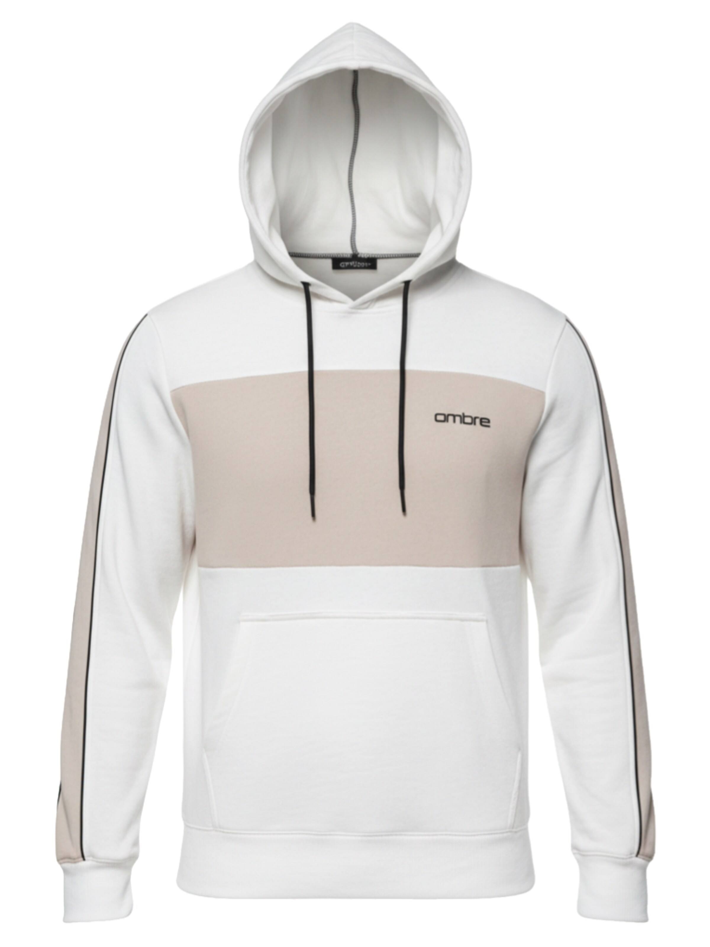 Felpa di Ombre in bianco: frontale