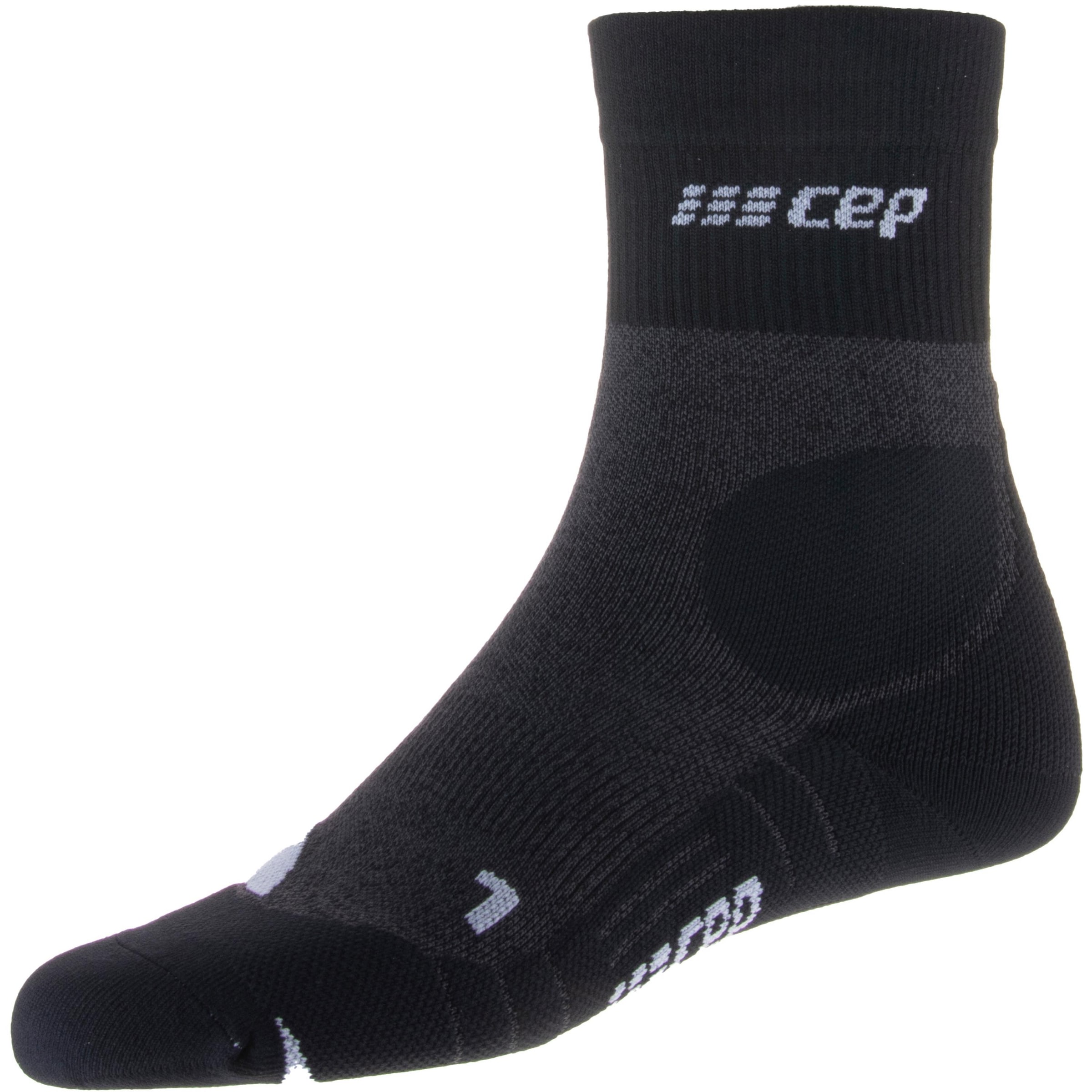 CEP Athletic Socks in Black: front