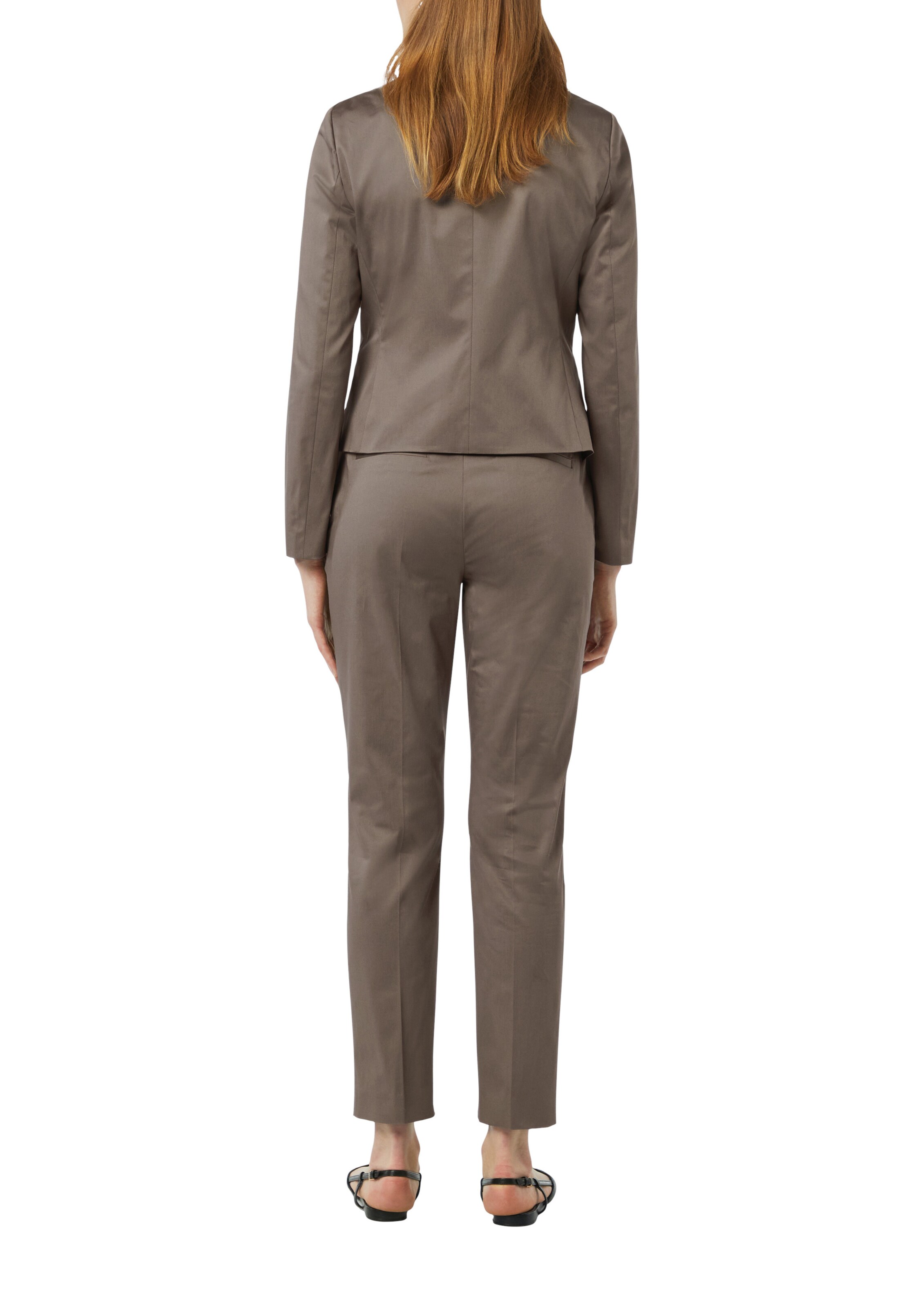 COMMA Slimfit Hose in Braun