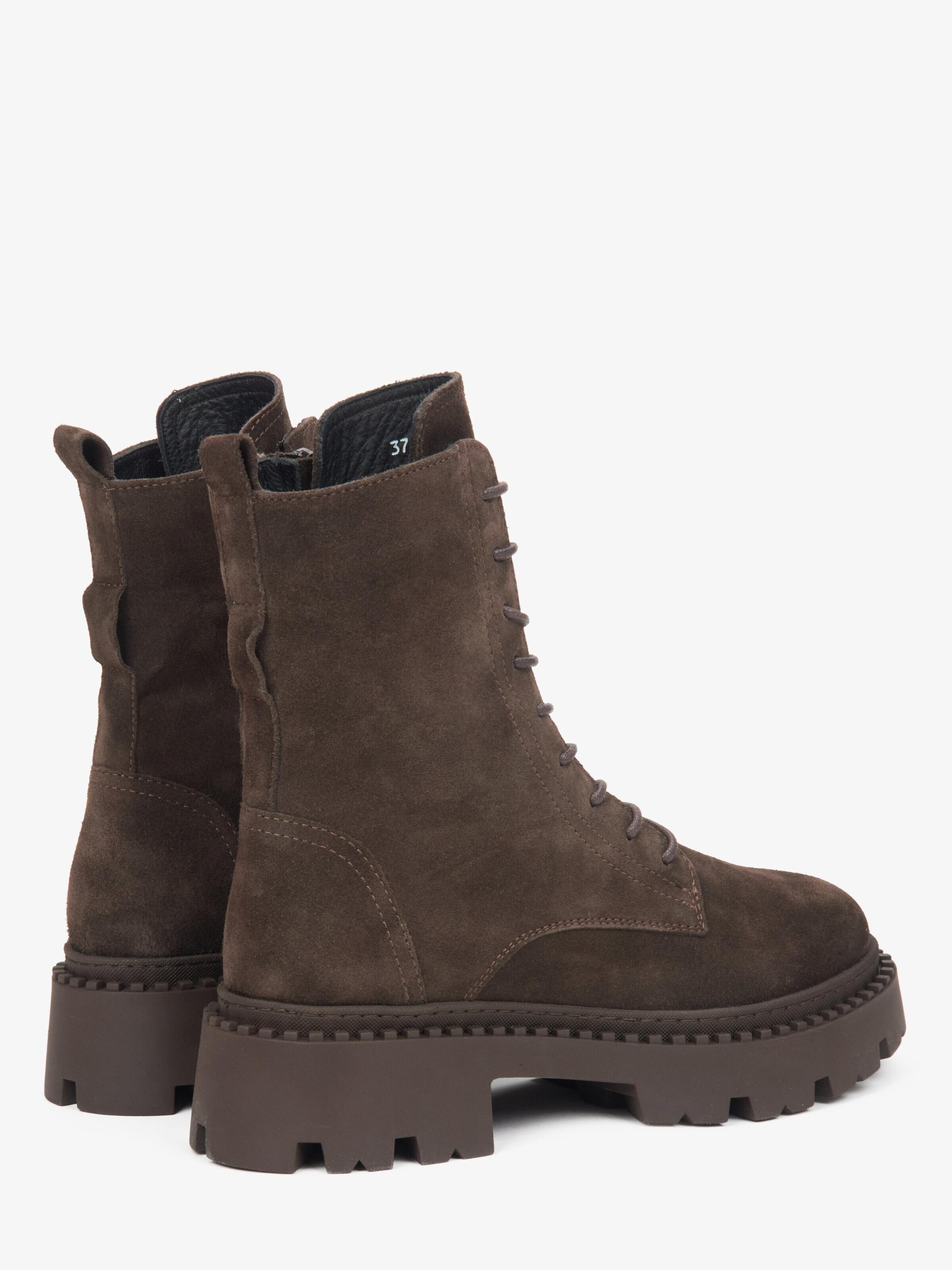 Estro Lace-up bootie '09-283714' in Brown