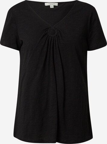 T-shirt COMMA en noir : devant