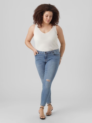 Vero Moda Curve Skinny Jeans i blå