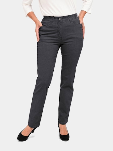 Goldner Jeans 'Carla' in Grey: front