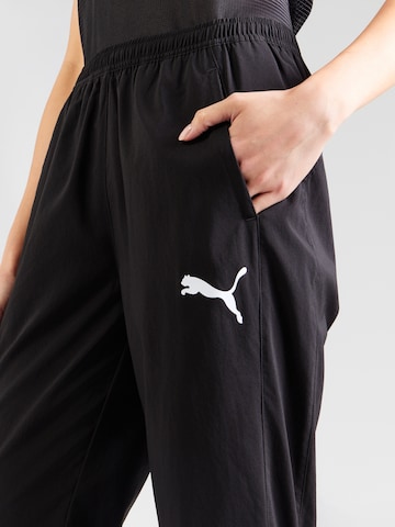 PUMA Zúžený Sportovní kalhoty – bílá