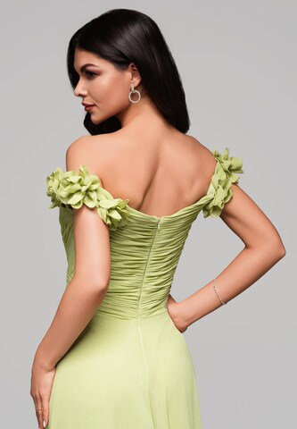 Robe de soirée Ombre en vert