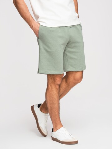 Ombre Regular Hose in Grün: Vorderseite