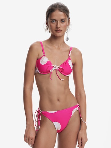 Desigual T-shirt Bikini top 'Shell' in Red: front