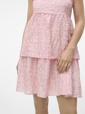 VERO MODA Jurk 'LOVE' in Roze
