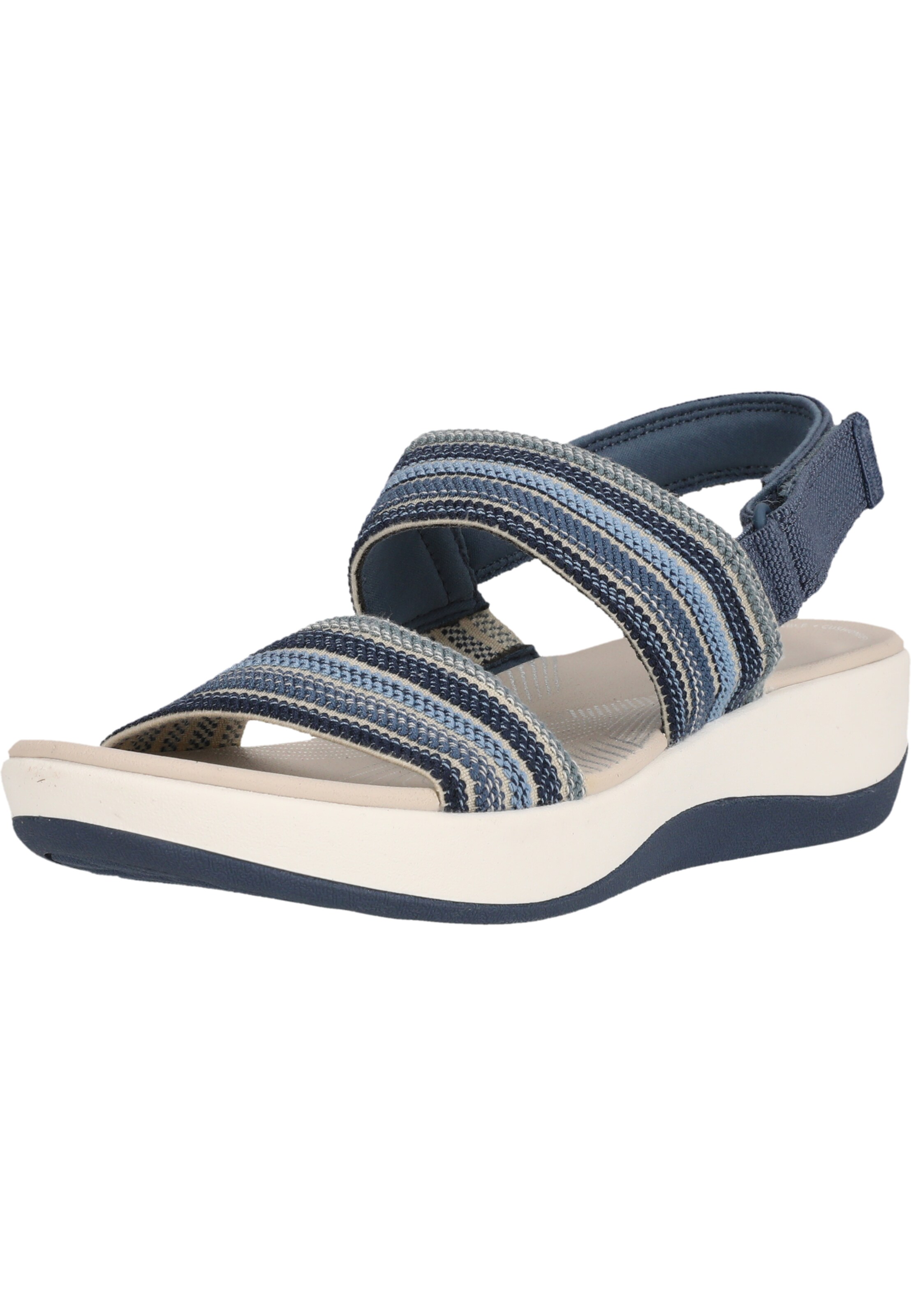 CLARKS Sandaal 'Arla' in Blauw: voorkant