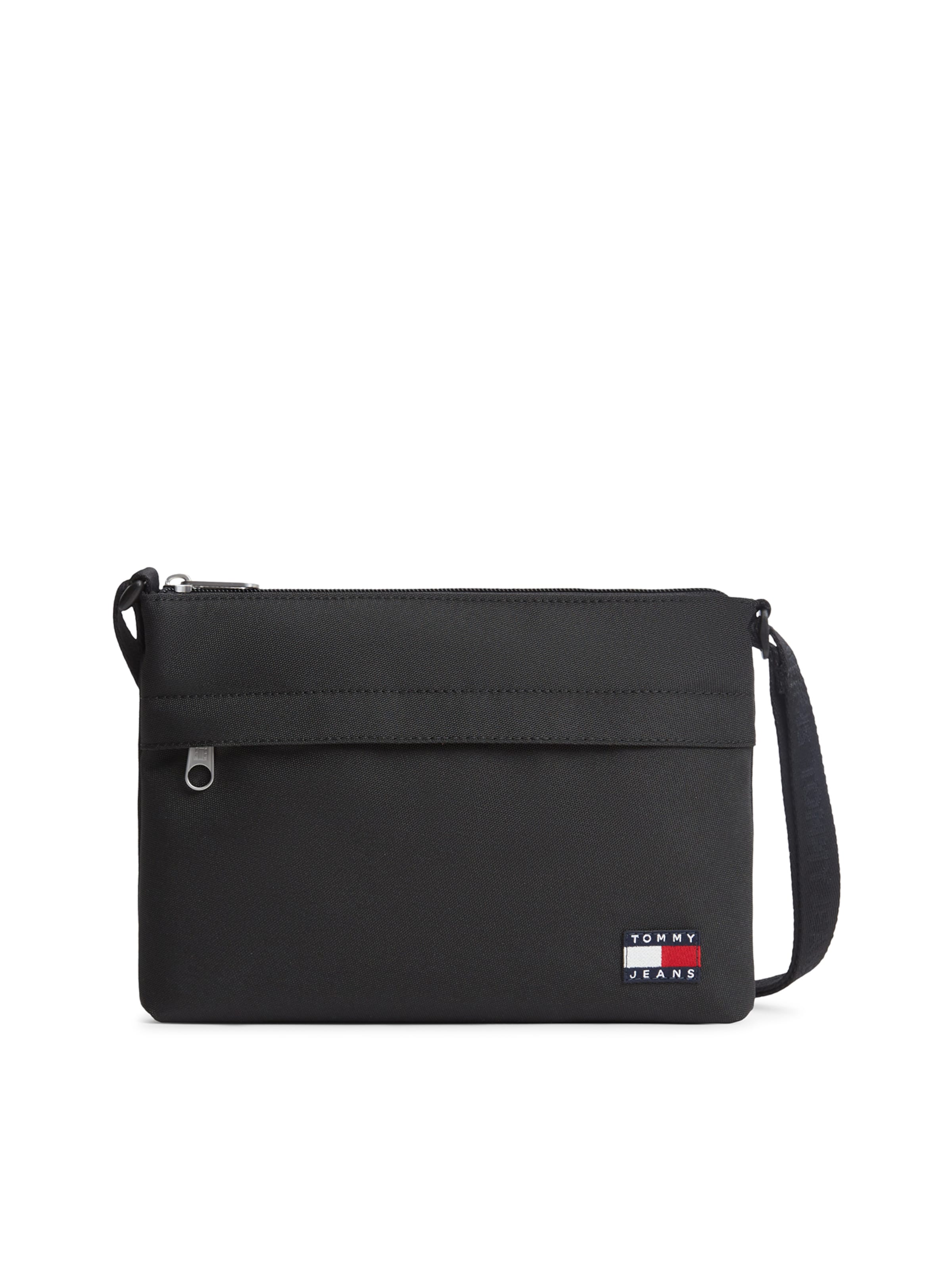 Borsa a tracolla 'ESS' Tommy Jeans di colore rosso ciliegia / nero / bianco, Visualizzazione prodotti