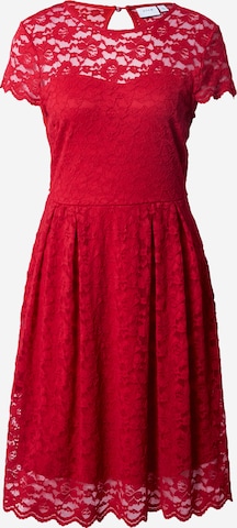 VILA Φόρεμα κοκτέιλ 'KALILA' σε κόκκινο: μπροστά