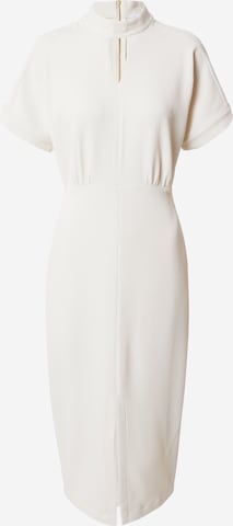 Closet London Dress in Beige: front