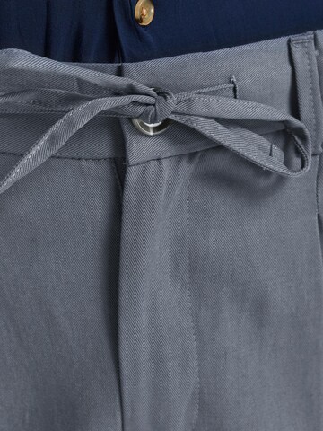 JACK & JONES Обычный Брюки со складками 'Ace' в Серый
