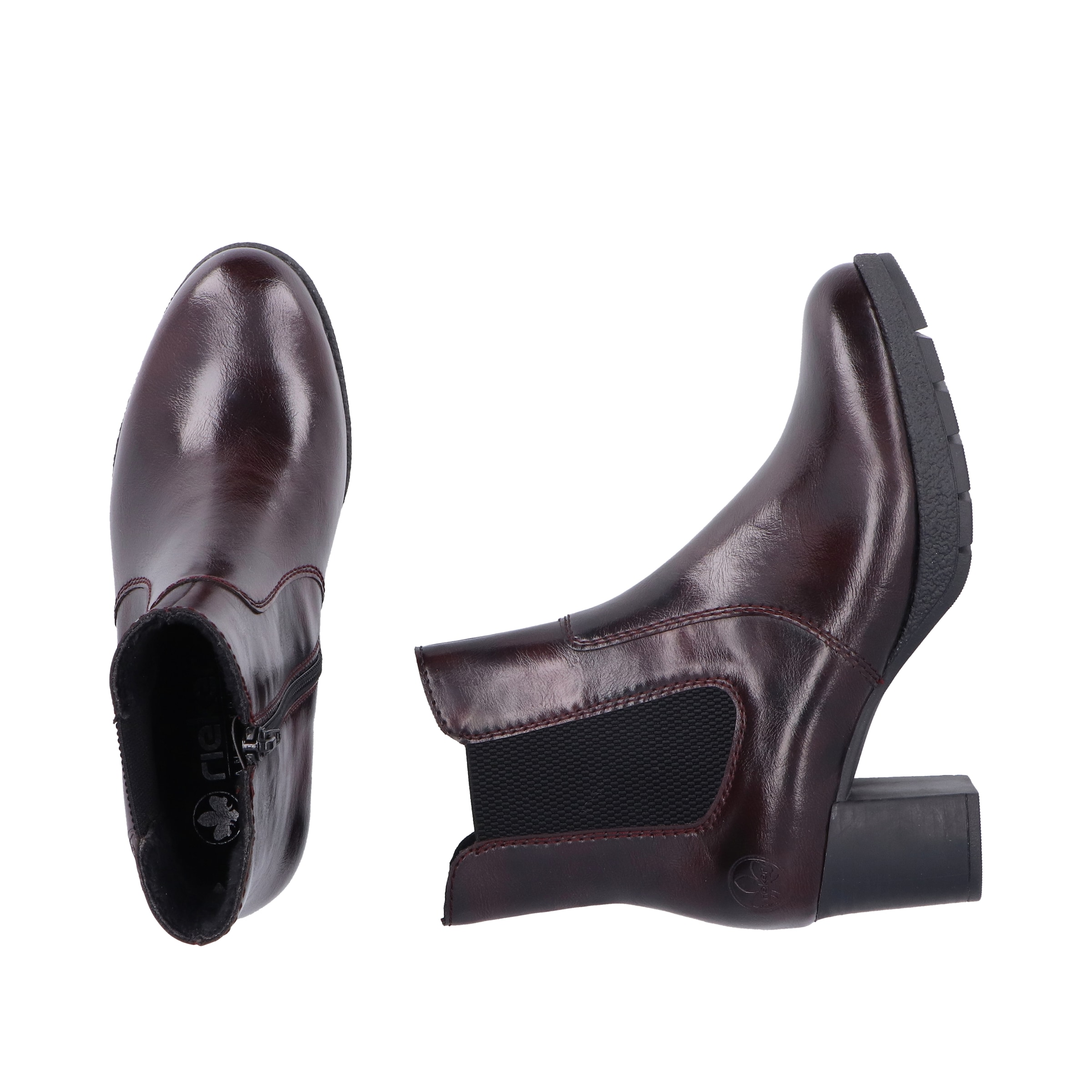 Rieker Booties '77674' in Red