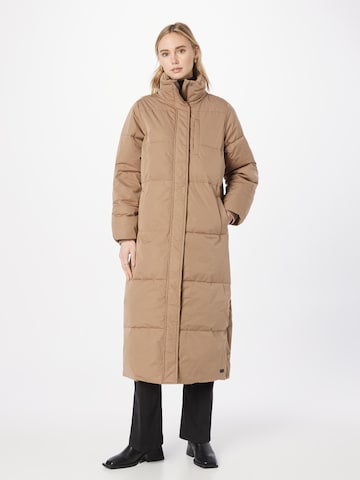 MOSS COPENHAGEN Winter coat 'Vanna' in Brown: front