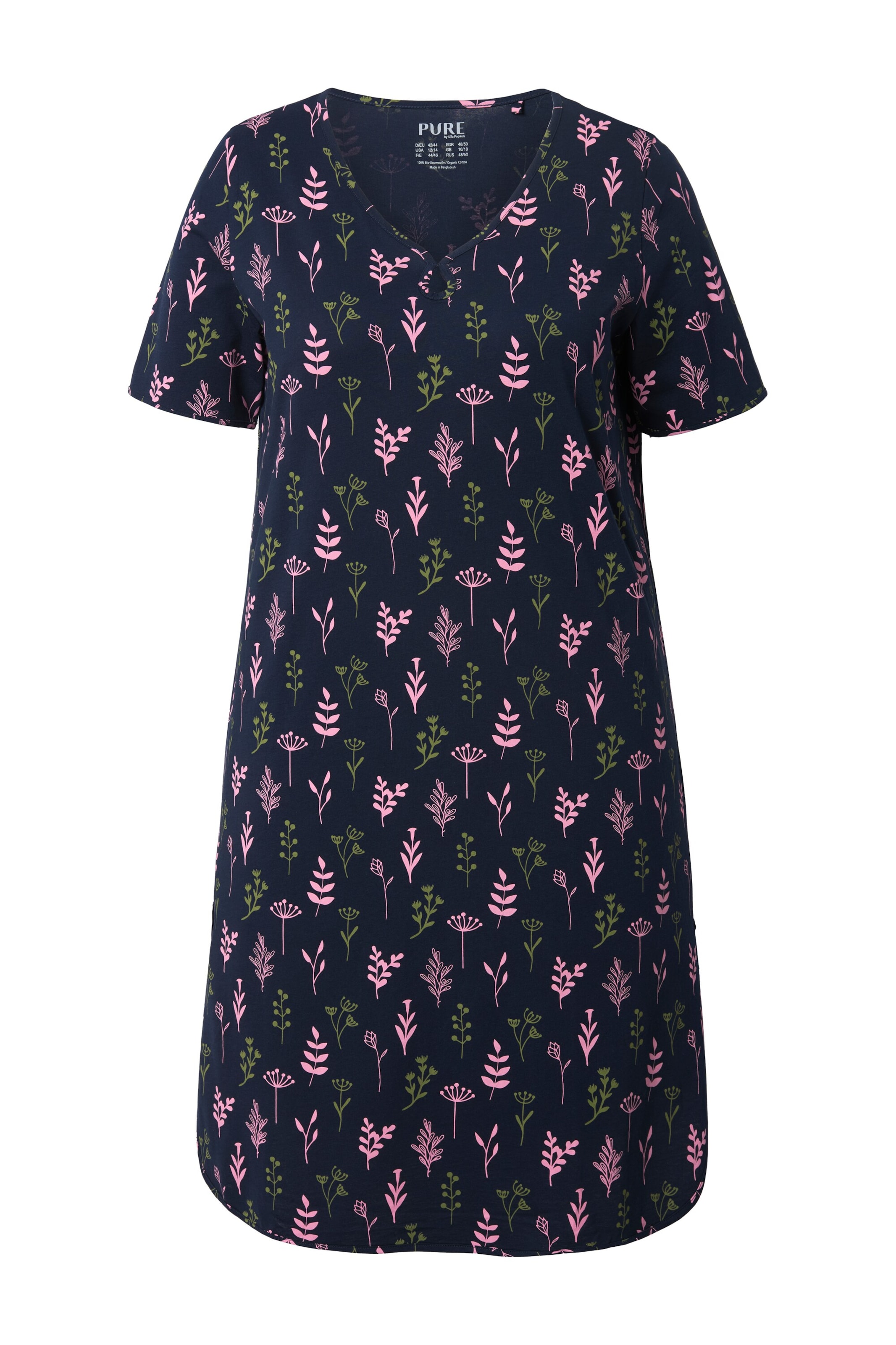 Ulla Popken Nattlinne i blå: framsida