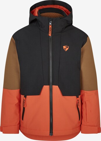 ZIENER Athletic Jacket 'AZAM' in Orange: front