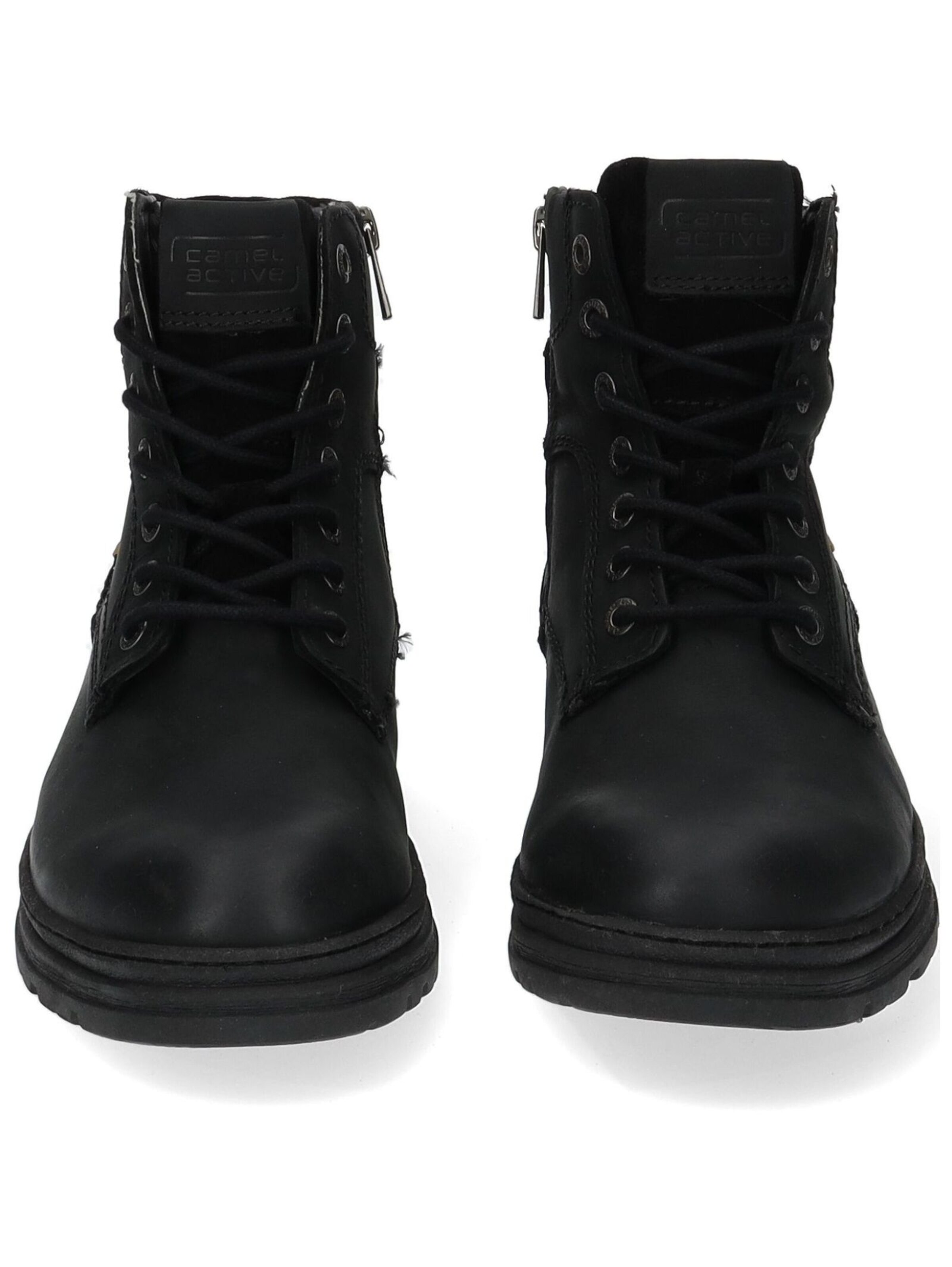 CAMEL ACTIVE Lace-up boots in Black