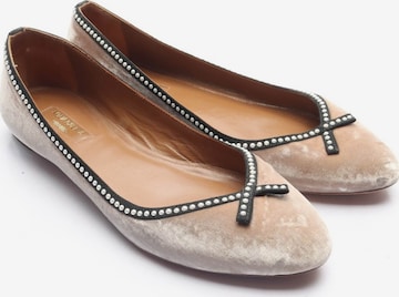 Aquazzura Flats & Loafers in 37,5 in Brown: front