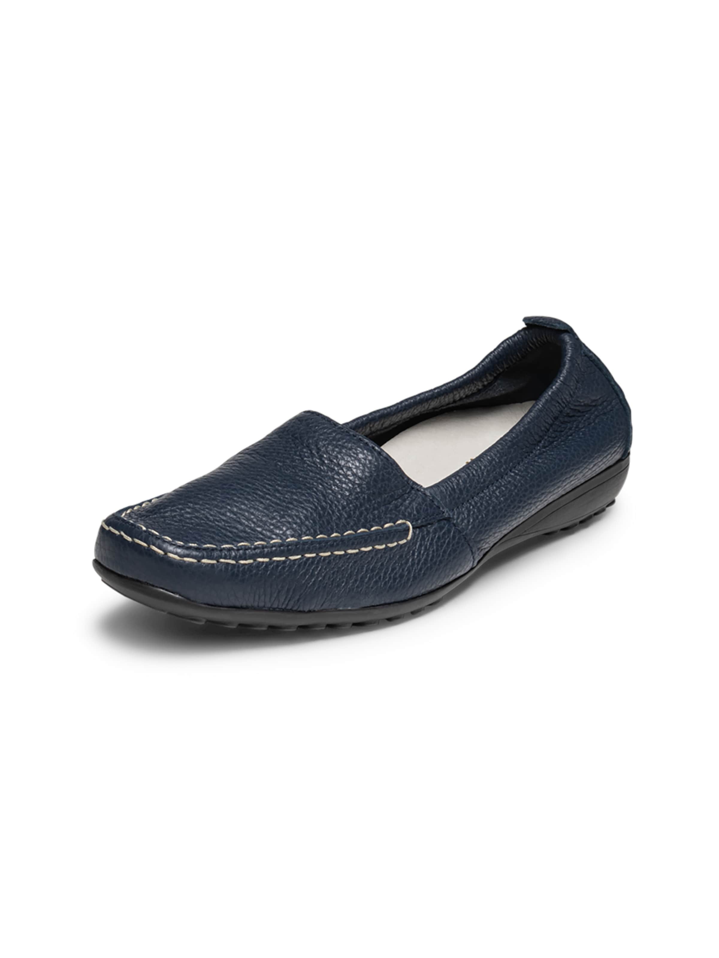 VITAFORM Mokassin in Blau: Vorderseite
