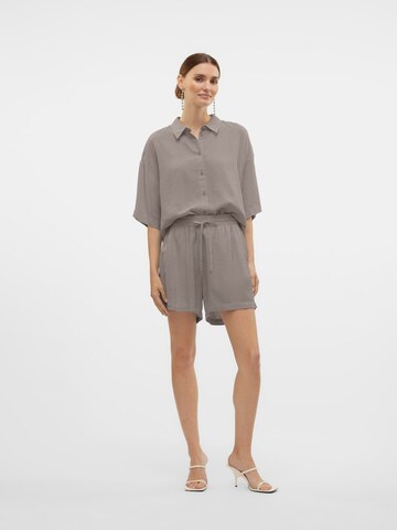VERO MODA Loosefit Broek 'VMLinn' in Grijs