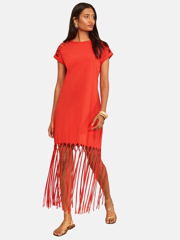 love & roses Jurk in Oranje: voorkant