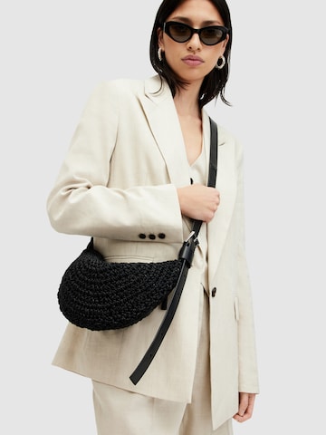AllSaints Skuldertaske i sort: forside
