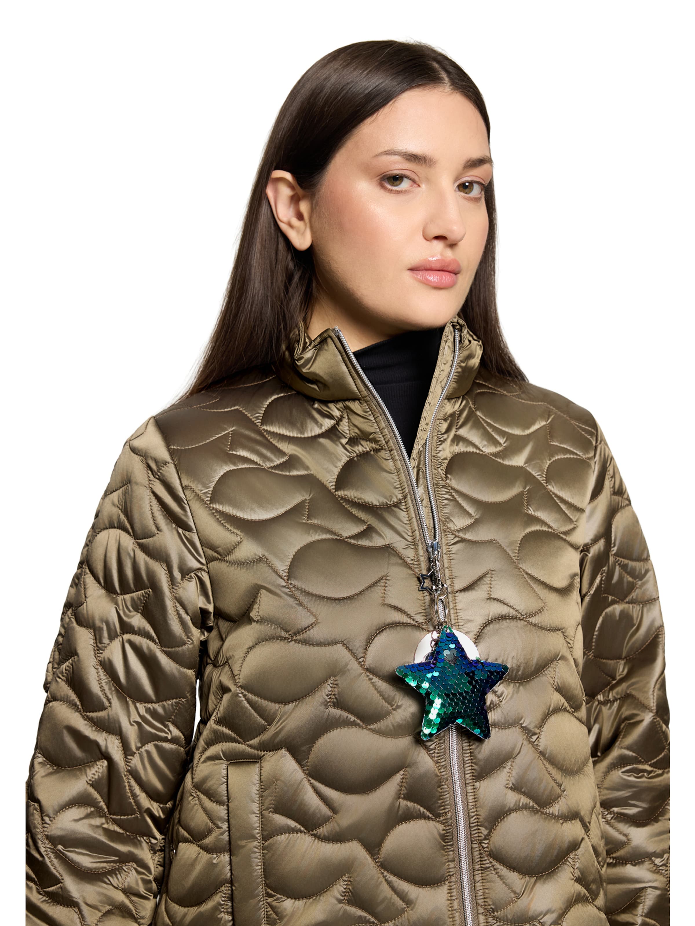 Cartoon Winterjas in Groen