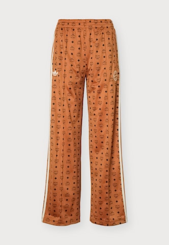 ADIDAS PERFORMANCE Loose fit Workout Pants in Orange: front