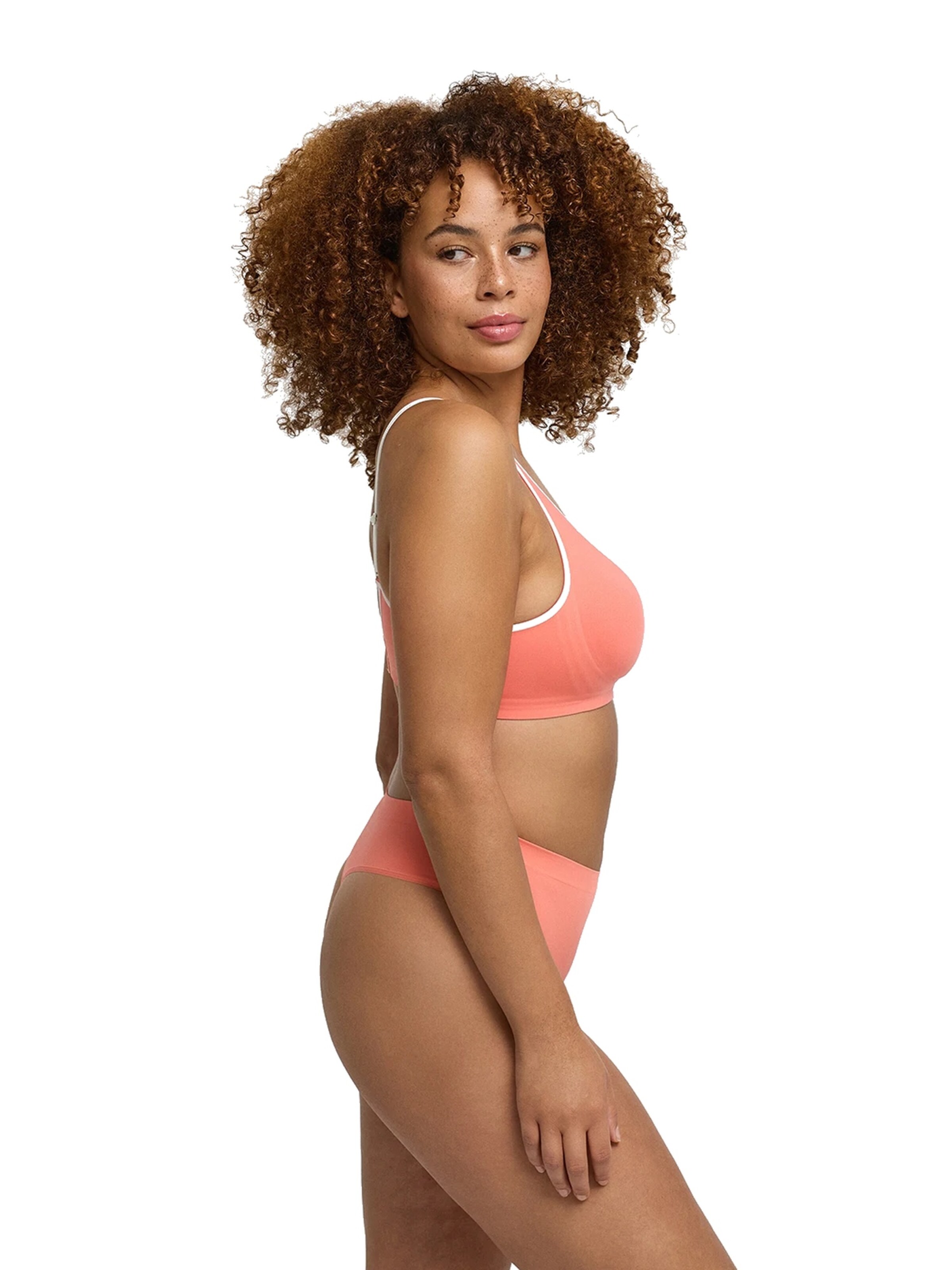 Push-up Soutien-gorge 'Lined Comfort Push-Up BH' cfab (formerly creamy fabrics) en orange