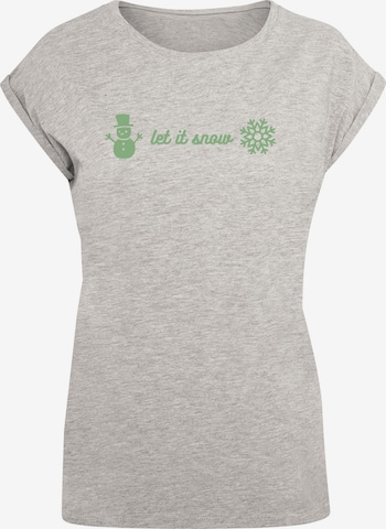 F4NT4STIC Shirt in Grey: front