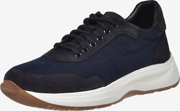Baskets basses BALDININI en bleu : devant