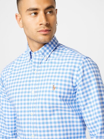 Polo Ralph Lauren Slim fit Overhemd in Blauw