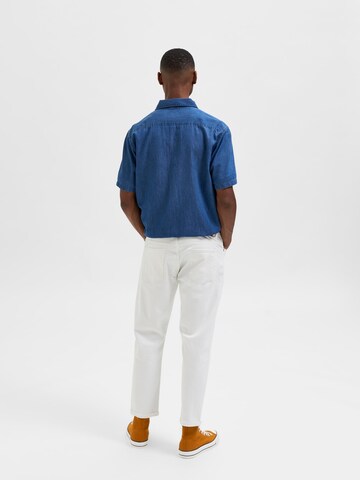 SELECTED HOMME Regular Jeans 'Aldu' in White