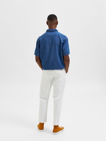 SELECTED HOMME Regular Jeans 'Aldu' in White