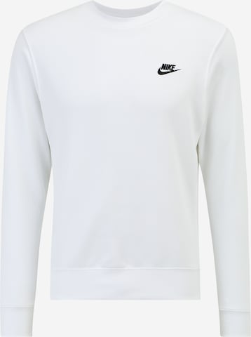 Nike Sportswear Sweatshirt in Wit: voorkant