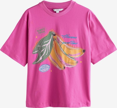 Next Majica 'Beaded Banana' veličine 6XL-7XL u plava / žuta / zelena / roza, Pregled proizvoda