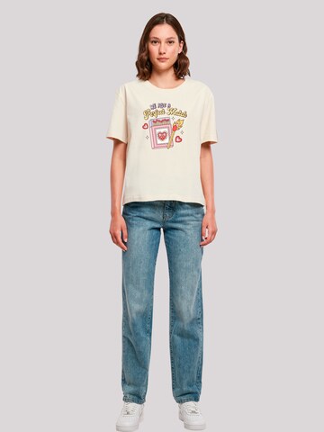 T-shirt 'We Are A Perfect Match Love' F4NT4STIC en beige
