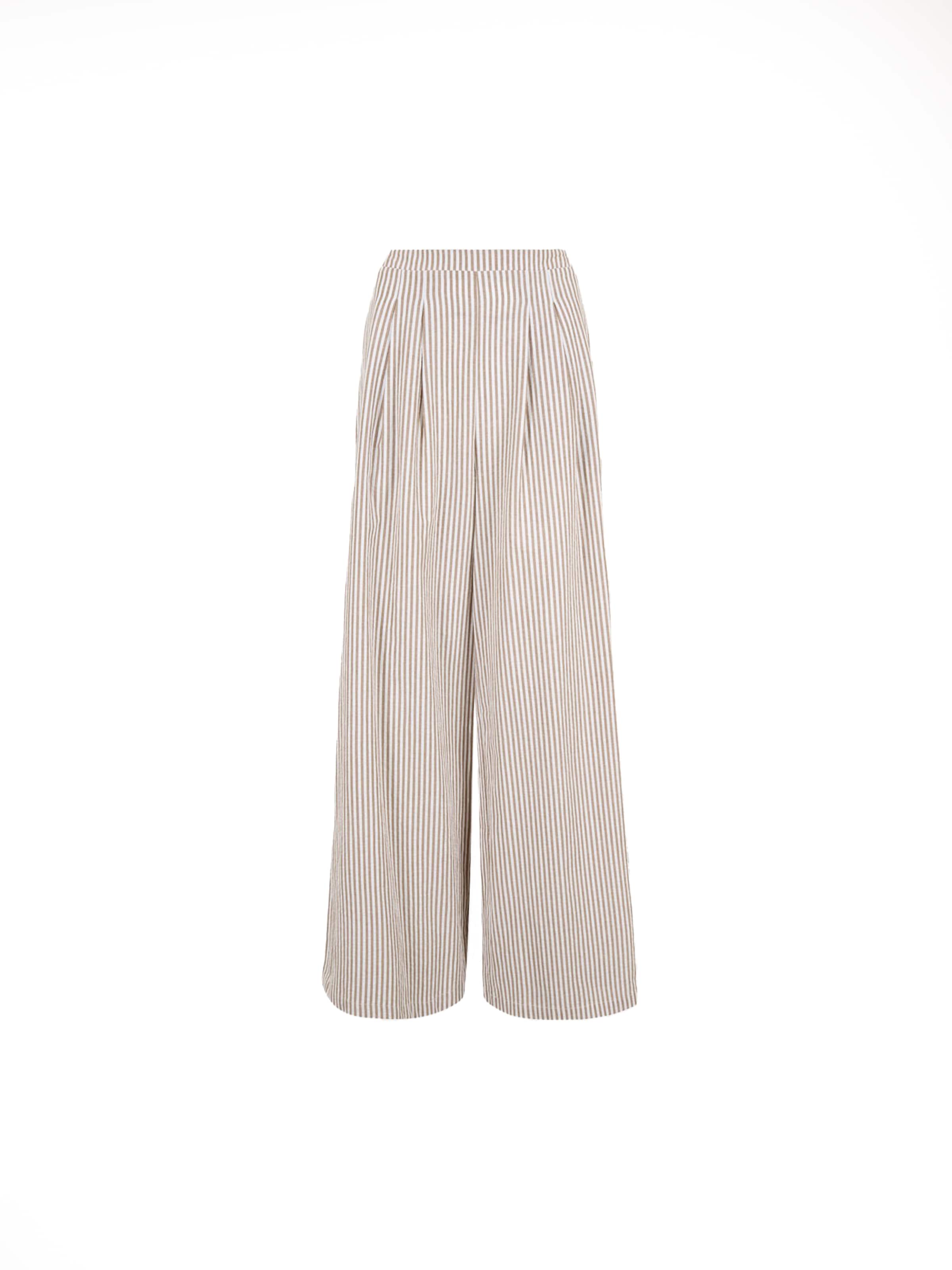 Apricot Wide leg Pants ' ' in Beige: front