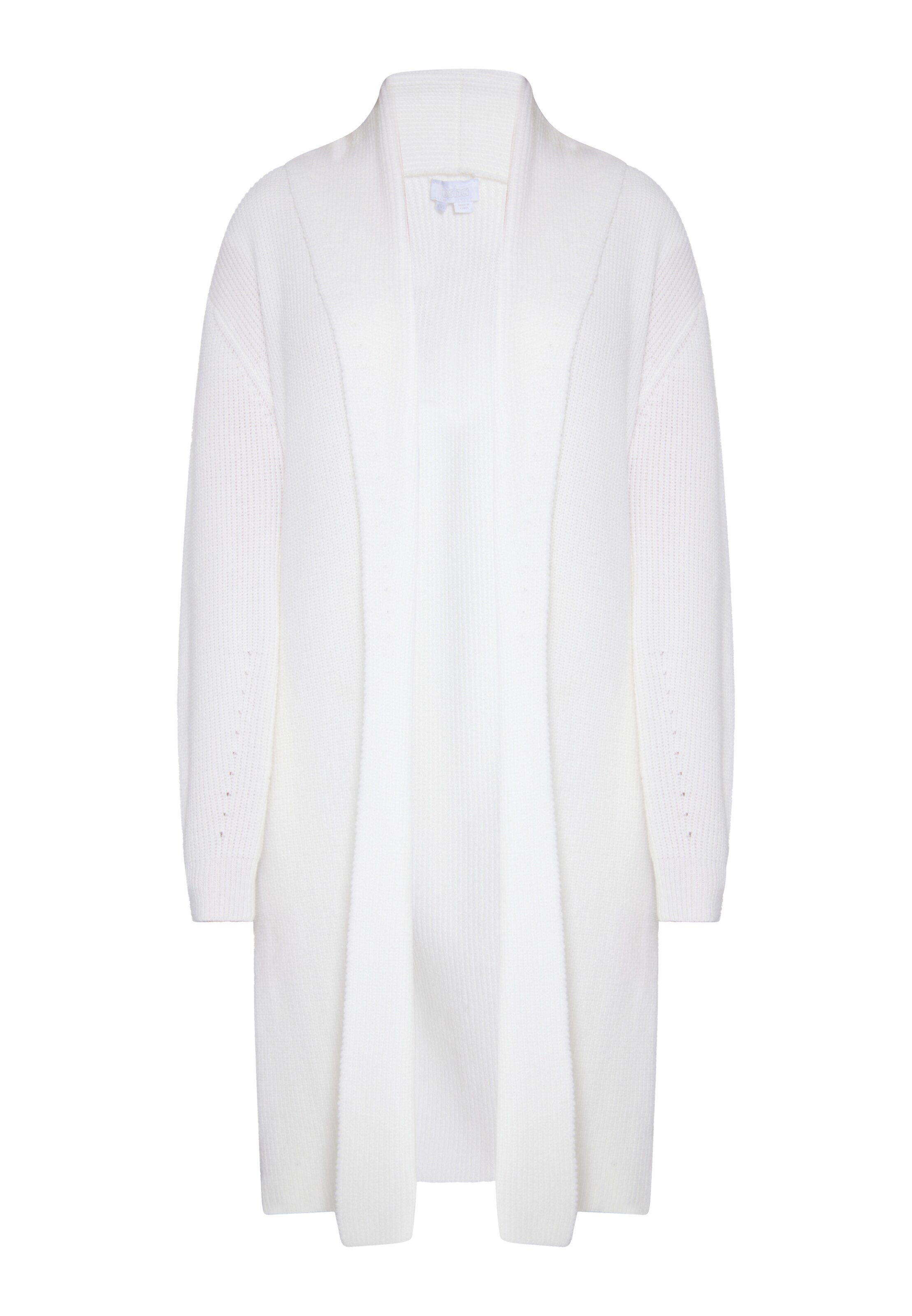 usha WHITE LABEL Strickjacke 'Vanne' in Weiß: Vorderseite