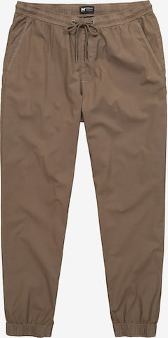 Men Plus Hose in Braun: Vorderseite