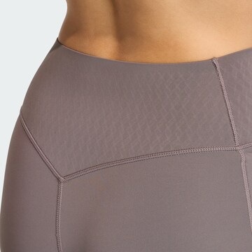 ADIDAS PERFORMANCE Skinny Workout Pants 'Optime Power' in Grey