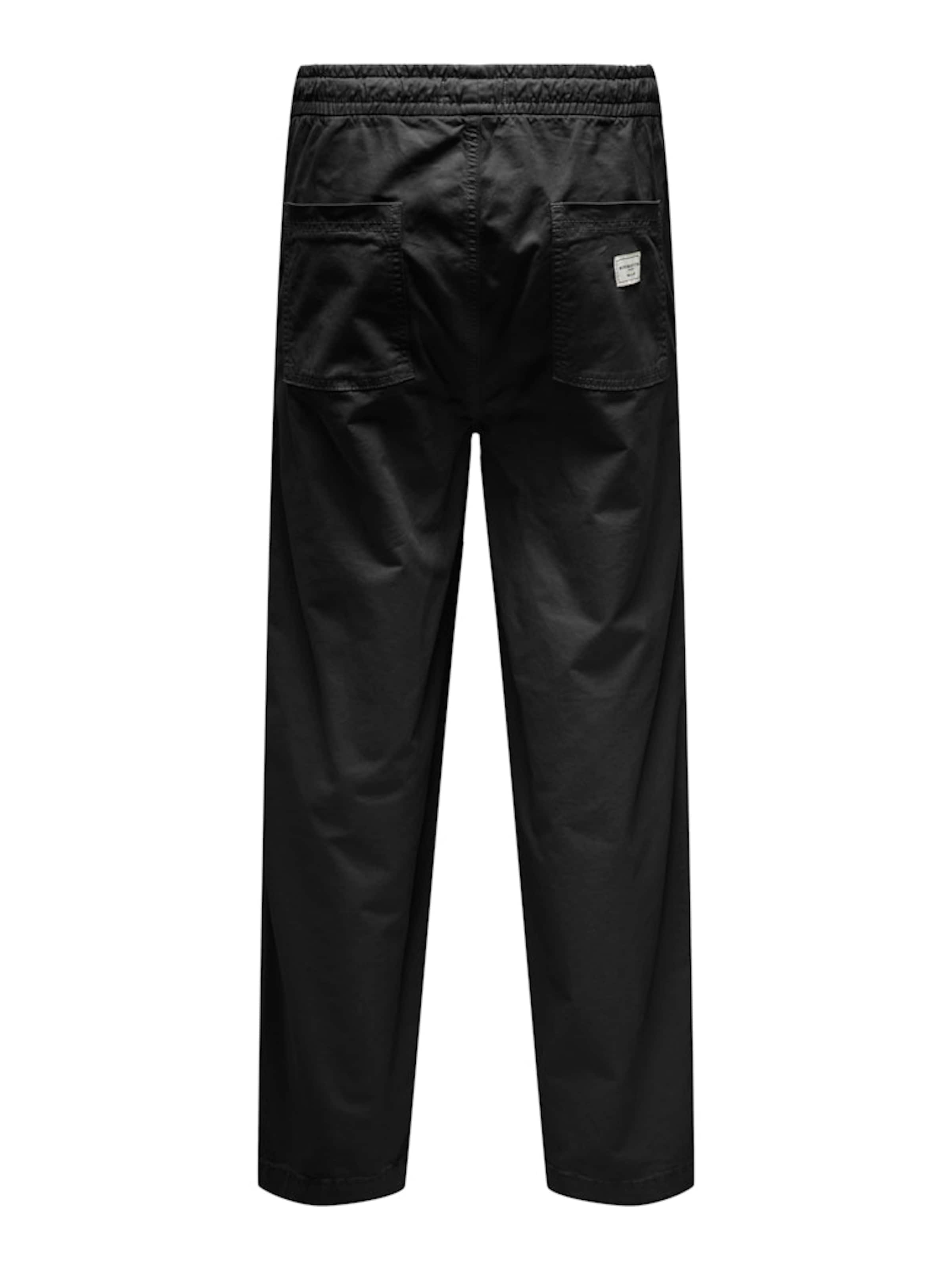 Only & Sons Voľný strih Nohavice 'ONSSINUS' - Čierna