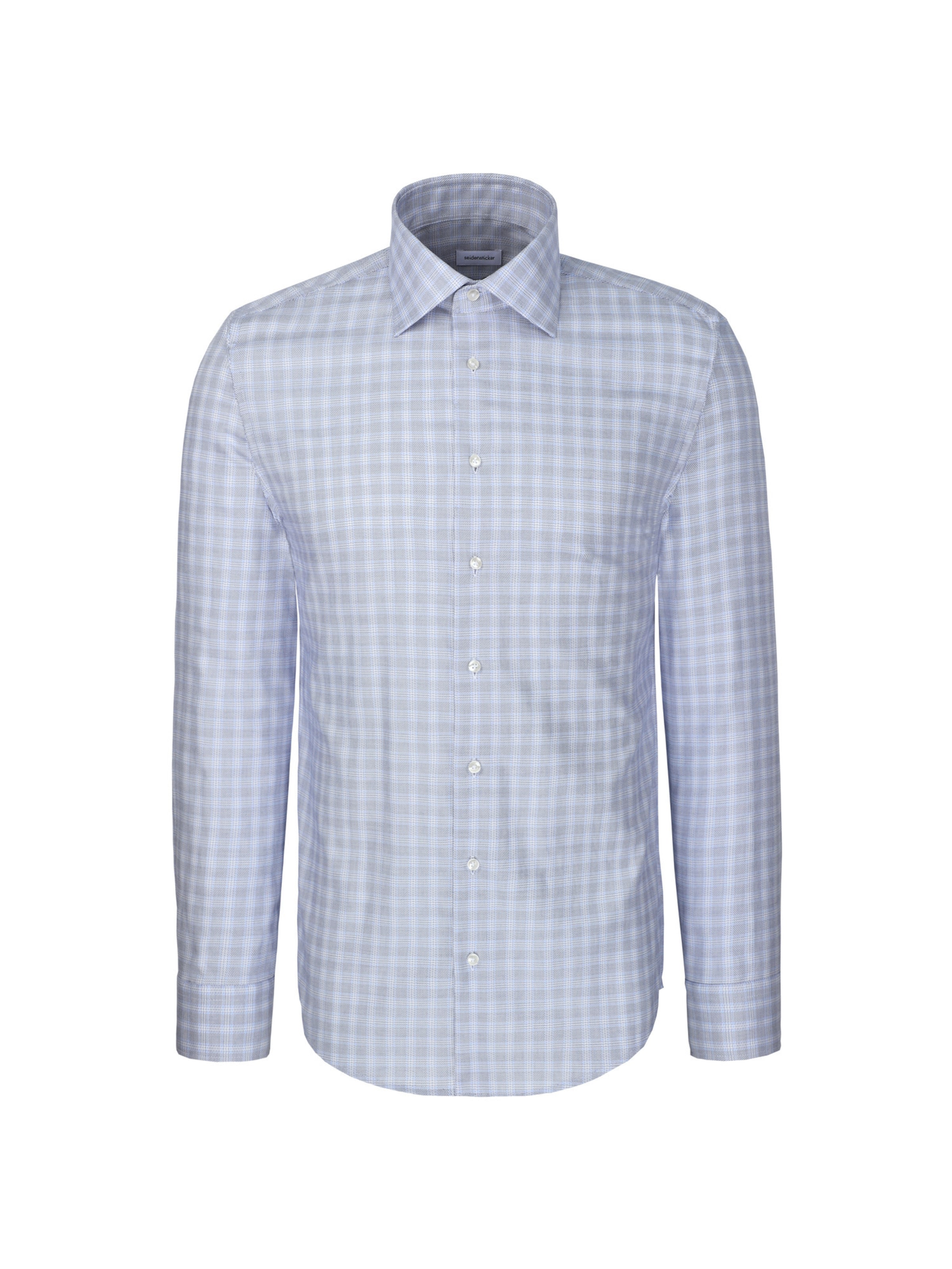 Coupe regular Chemise business SEIDENSTICKER en bleu : devant