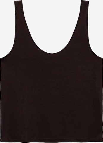 MANGO Top 'KALI' in Braun: Vorderseite
